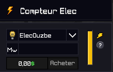Électricité étape 1