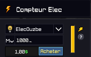 Électricité étape 2